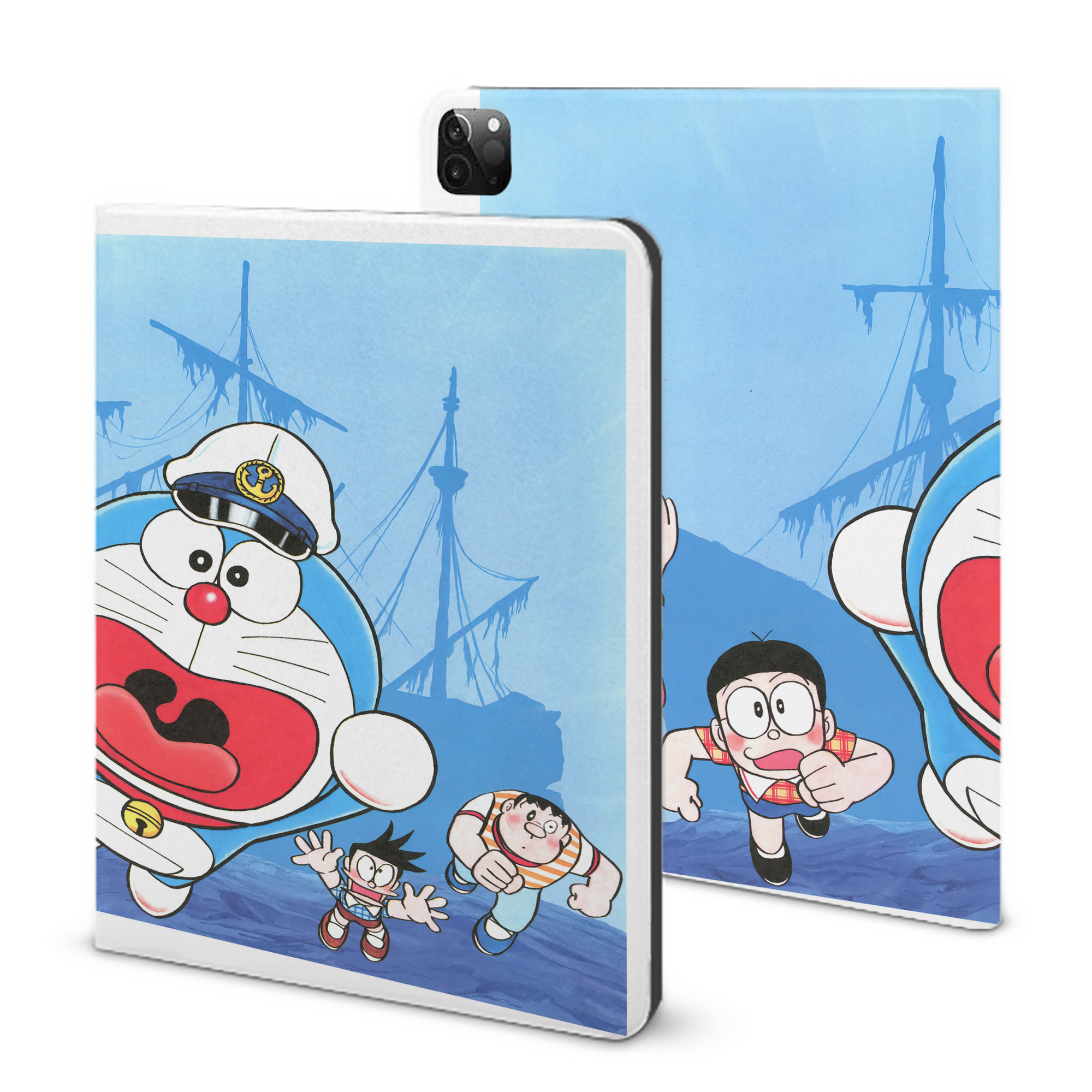 （画像用） ドラえもん Doraemon IPadケース ペンホルダー付き ブックスタイルデザイン
